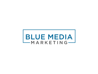 BLUE MEDIA Marketing logo design by logitec