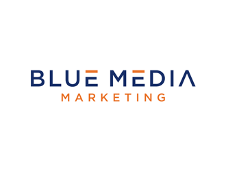 BLUE MEDIA Marketing logo design by ndaru