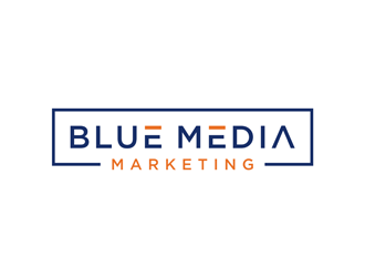 BLUE MEDIA Marketing logo design by ndaru