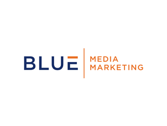 BLUE MEDIA Marketing logo design by ndaru