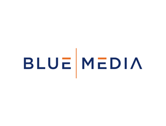 BLUE MEDIA Marketing logo design by ndaru