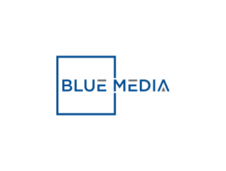 BLUE MEDIA Marketing logo design by ammad