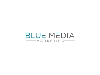 BLUE MEDIA Marketing logo design by narnia