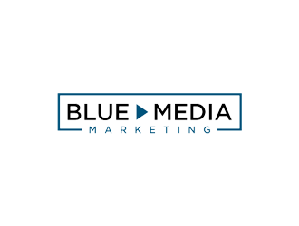 BLUE MEDIA Marketing logo design by jancok