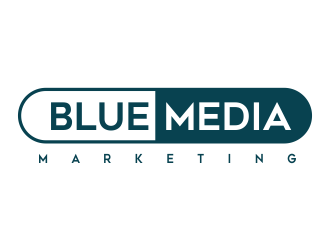 BLUE MEDIA Marketing logo design by AisRafa