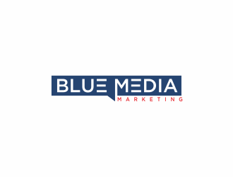 BLUE MEDIA Marketing logo design by afra_art