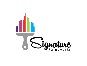 Signature Paintworks  logo design by mletus