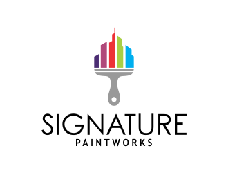 Signature Paintworks  logo design by mletus