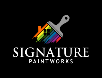 Signature Paintworks  logo design by mletus