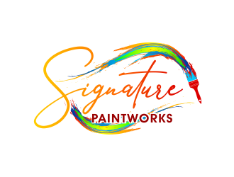 Signature Paintworks  logo design by beejo