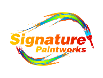 Signature Paintworks  logo design by beejo