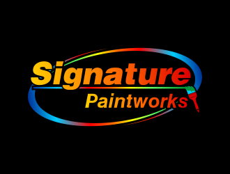 Signature Paintworks  logo design by beejo