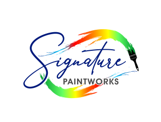 Signature Paintworks  logo design by beejo