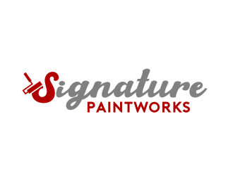 Signature Paintworks  logo design by serprimero