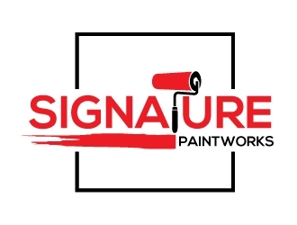 Signature Paintworks  logo design by Upoops