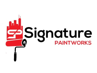 Signature Paintworks  logo design by Upoops