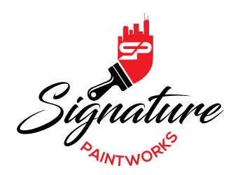 Signature Paintworks  logo design by Upoops