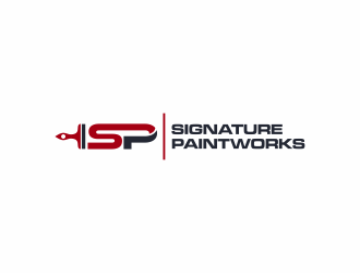 Signature Paintworks  logo design by santrie