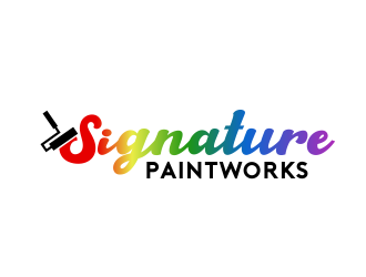 Signature Paintworks  logo design by serprimero