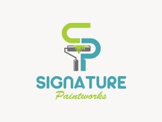 Signature Paintworks  logo design by zinnia