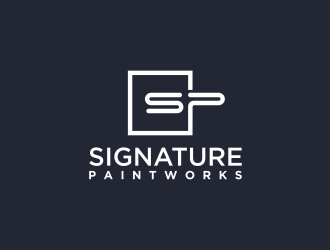 Signature Paintworks  logo design by ammad