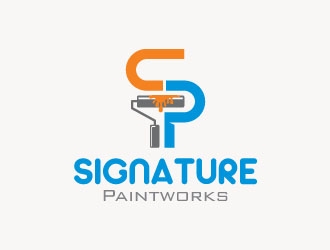 Signature Paintworks  logo design by zinnia