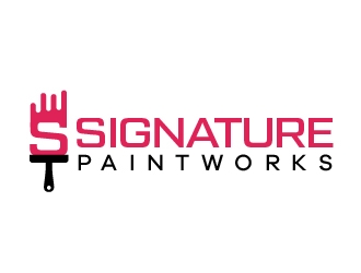 Signature Paintworks  logo design by Andrei P