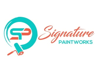 Signature Paintworks  logo design by Upoops