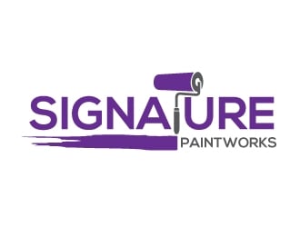 Signature Paintworks  logo design by Upoops