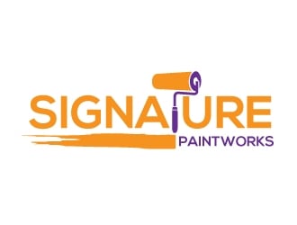 Signature Paintworks  logo design by Upoops