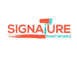 Signature Paintworks  logo design by Upoops