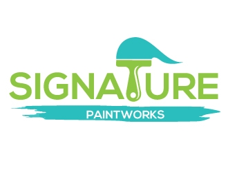 Signature Paintworks  logo design by Upoops