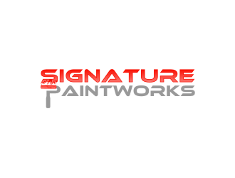 Signature Paintworks  logo design by sodimejo