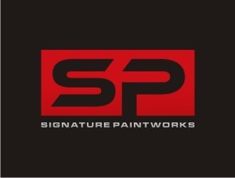 Signature Paintworks  logo design by sabyan