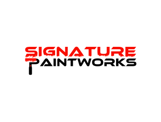 Signature Paintworks  logo design by sodimejo