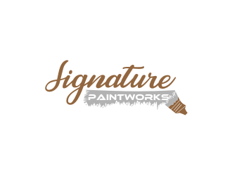 Signature Paintworks  logo design by sodimejo