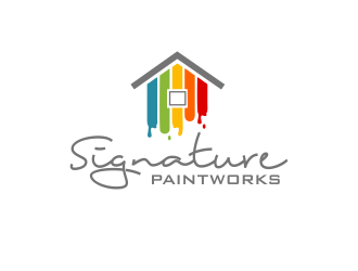 Signature Paintworks  logo design by YONK