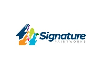 Signature Paintworks  logo design by Marianne