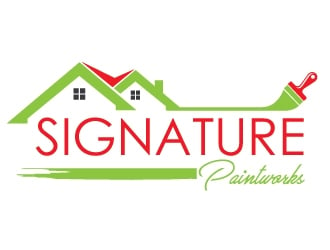 Signature Paintworks  logo design by Upoops