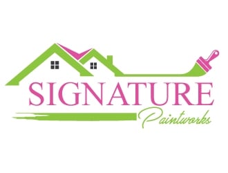 Signature Paintworks  logo design by Upoops