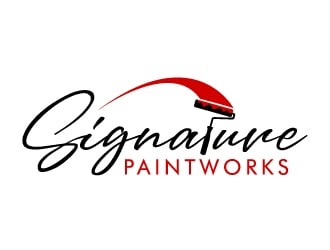 Signature Paintworks  logo design by jaize