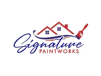 Signature Paintworks  logo design by jaize