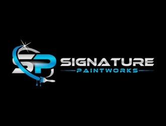 Signature Paintworks  logo design by abss