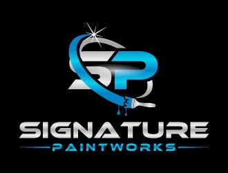 Signature Paintworks  logo design by abss