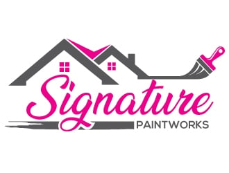 Signature Paintworks  logo design by Upoops