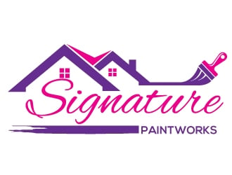 Signature Paintworks  logo design by Upoops