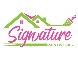 Signature Paintworks  logo design by Upoops