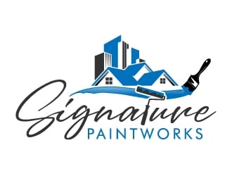 Signature Paintworks  logo design by jaize