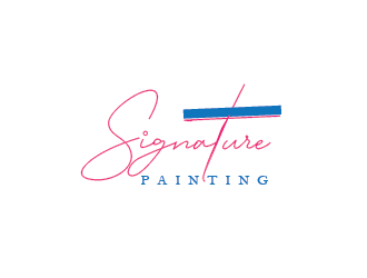 Signature Paintworks  logo design by pixeldesign