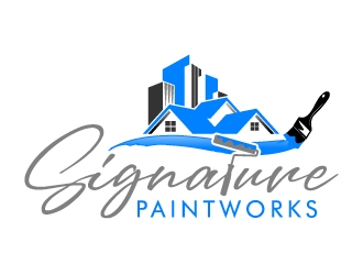 Signature Paintworks  logo design by jaize